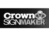 Crown Signboard, Aluminium & Glass
