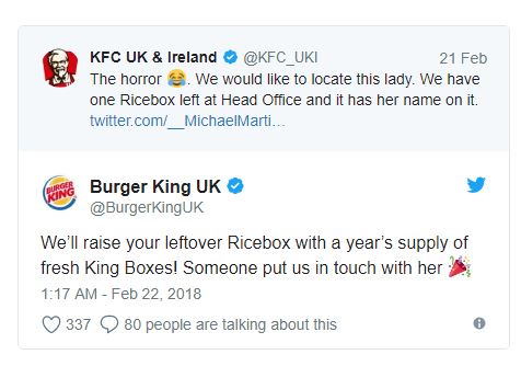 kfc burger king