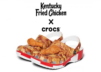 KFC နဲ႕ Crocs ပူးေပါင္းျပီး ၾကက္ေၾကာ္ပံုးပံု ဖိနပ္ထုတ္လုပ္