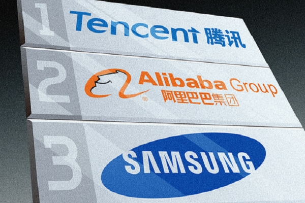 အာရွတန္ဖုိးႀကီး ကုမၸဏီေတြထဲမွာ Tencent နဲ႔ Alibaba တို႔ပဲ ဦးေဆာင္ေန